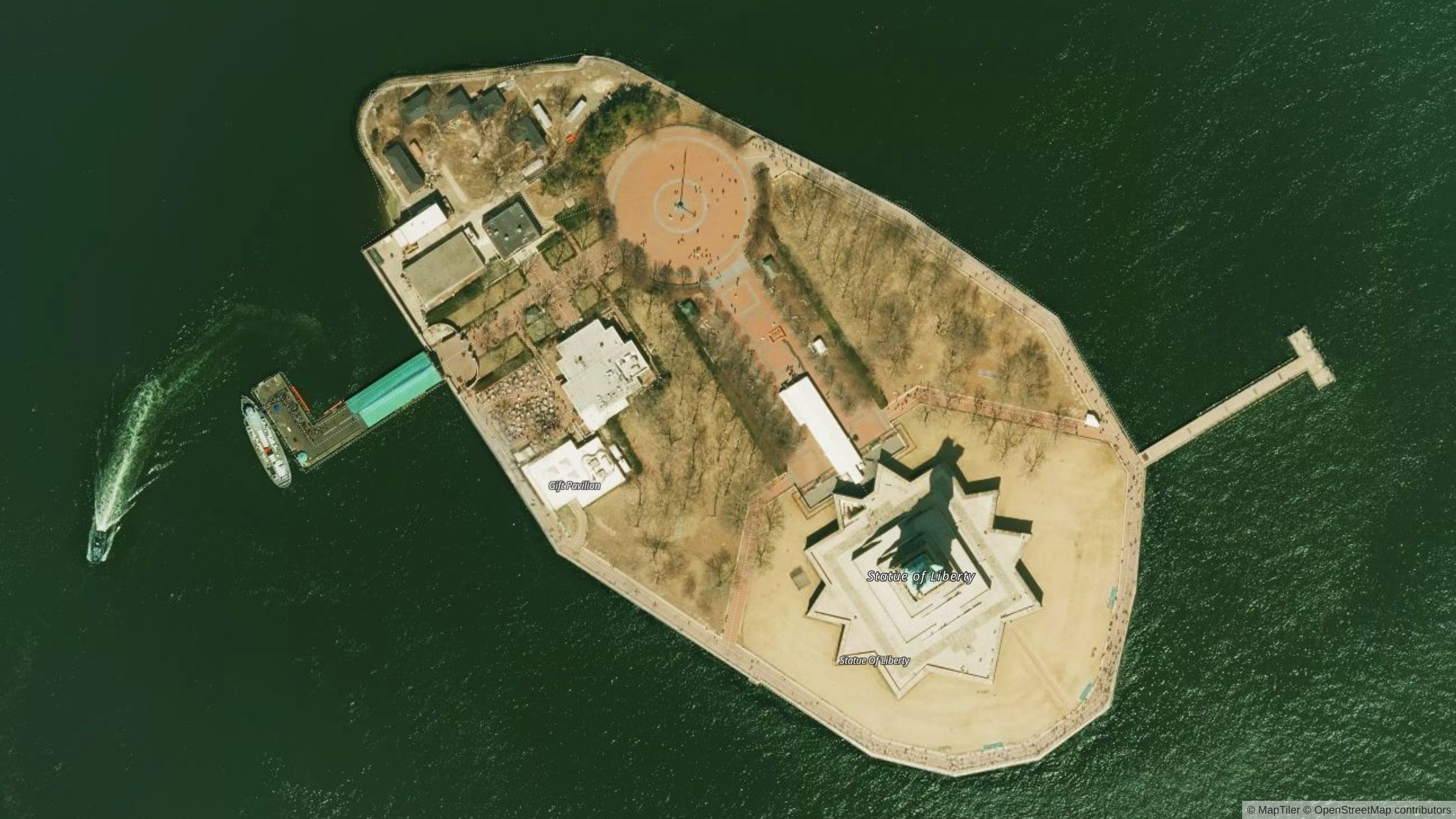 High-resolution aerial imagery of USA