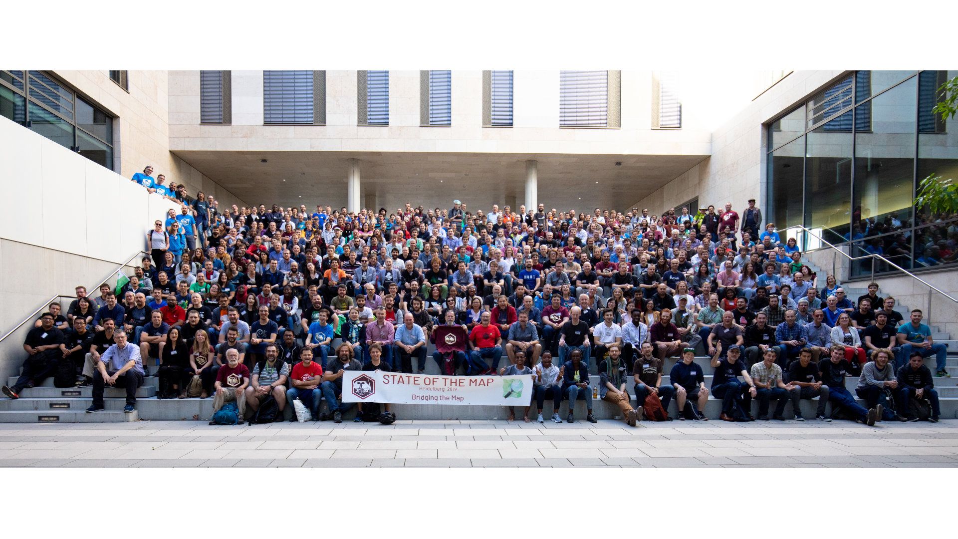 State of the Map conference group photo