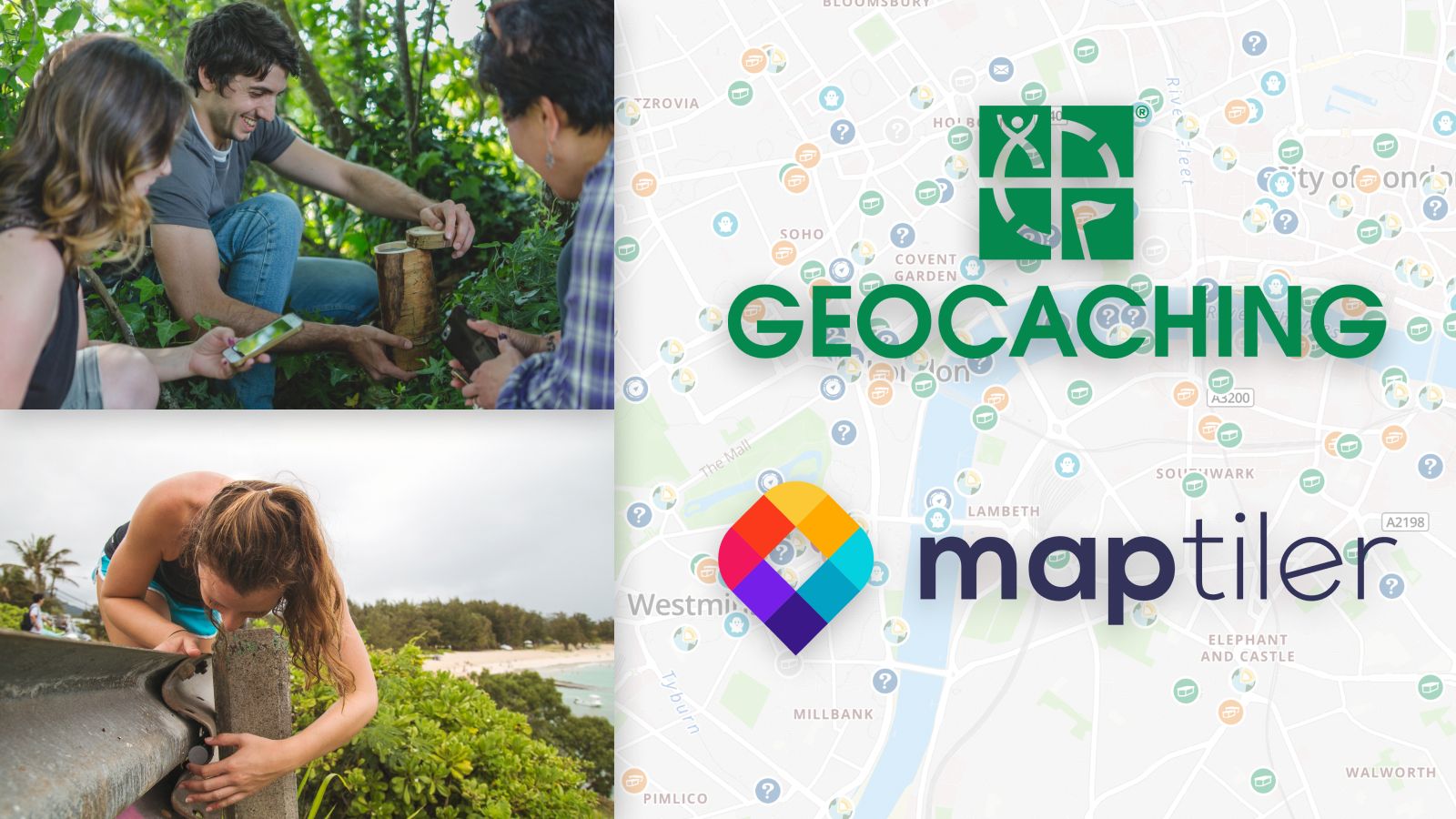 Geocaching maps