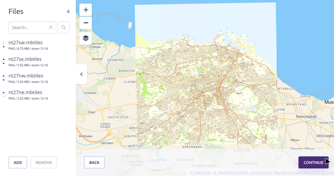 MBTiles offline viewer 