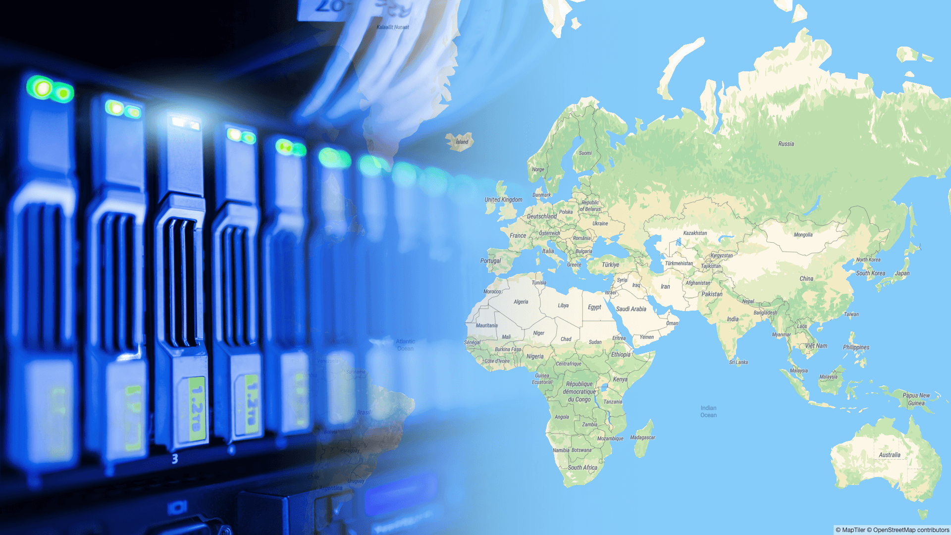 Global infrastructure for map service