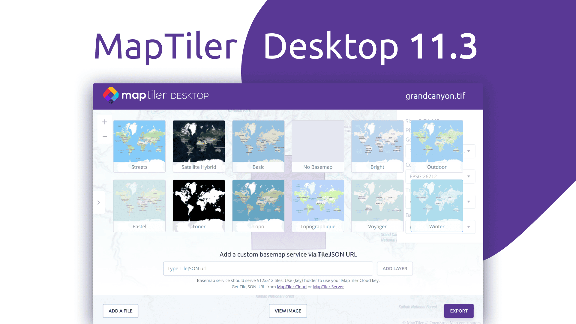 MapTiler Engine 11.3