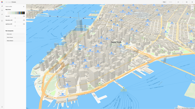Customizing map style